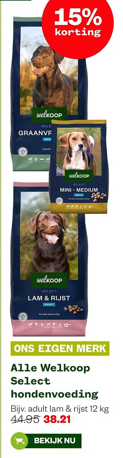 Alle Welkoop Select hondenvoeding
