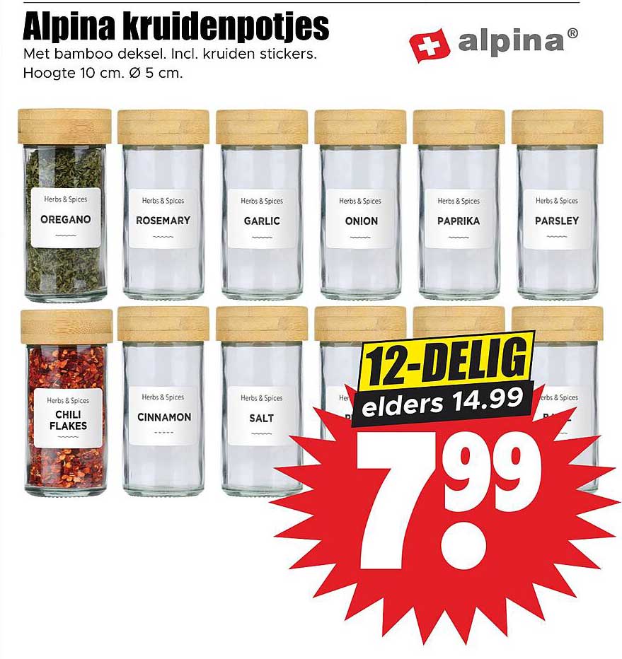 Alpina kruidenpotjes