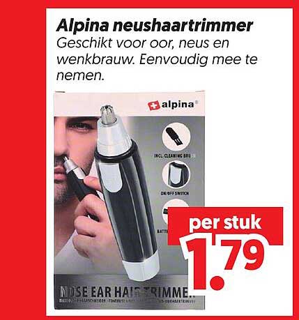 Alpina neushaartrimmer