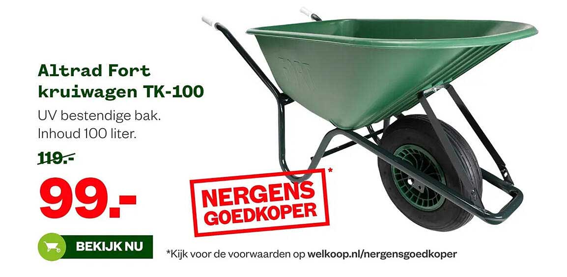 Altrad Fort kruiwagen TK-100