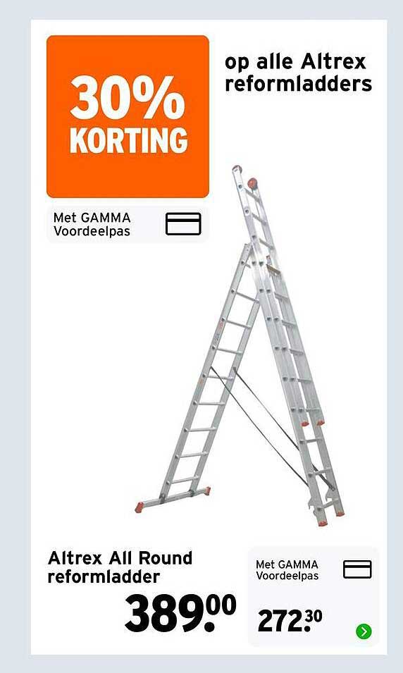 Altrex All Round reformladder 30% KORTING