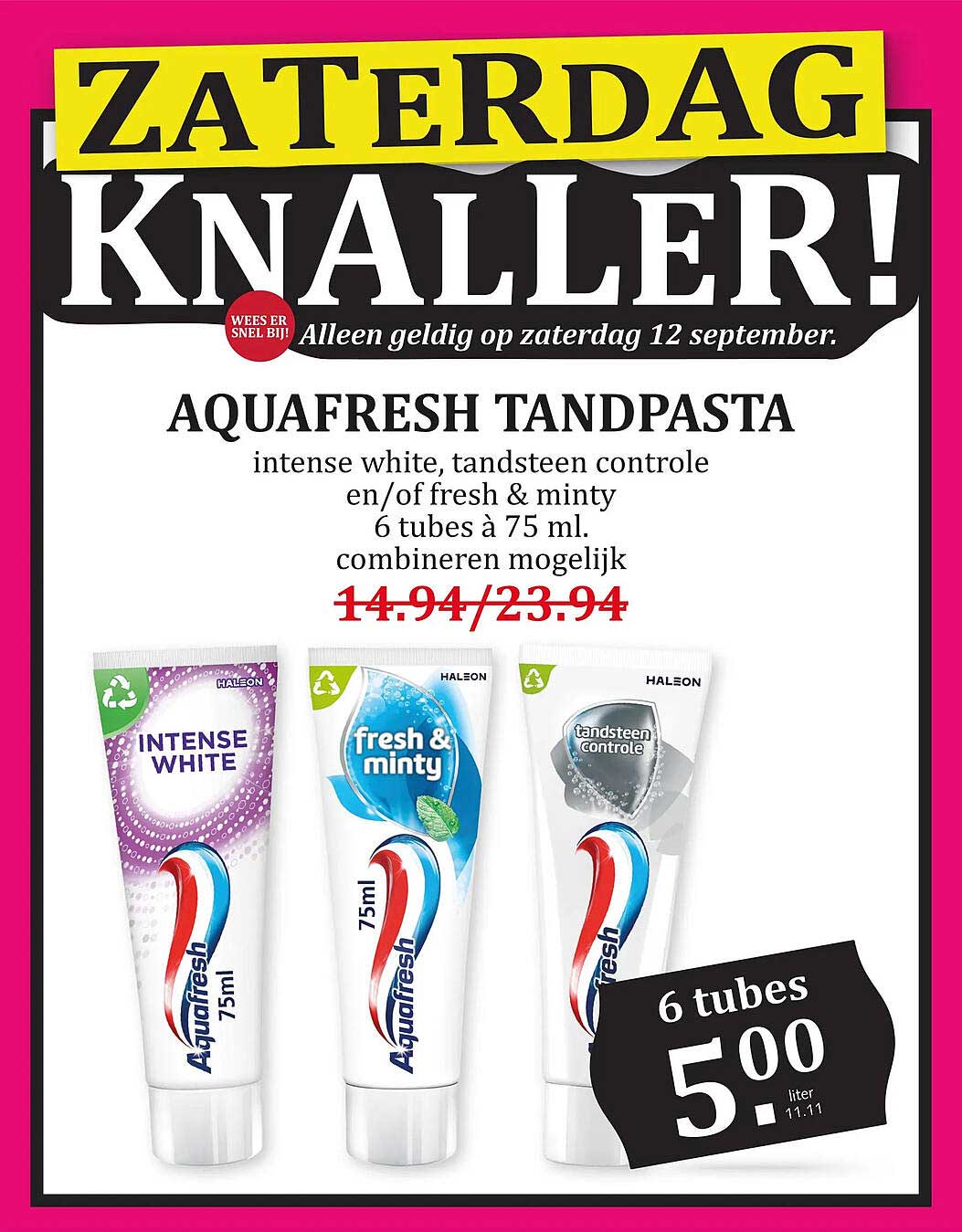 AQUAFRESH TANDPASTA