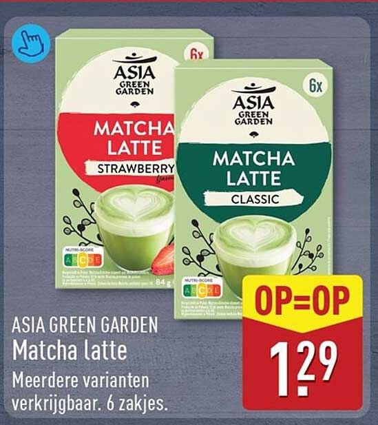 ASIA GREEN GARDEN Matcha latte