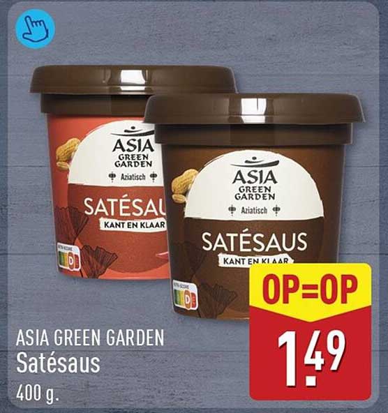 ASIA GREEN GARDEN Satésaus 400 g OP=OP