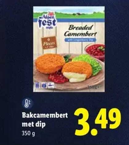 Bakcamember met dip 350 g
