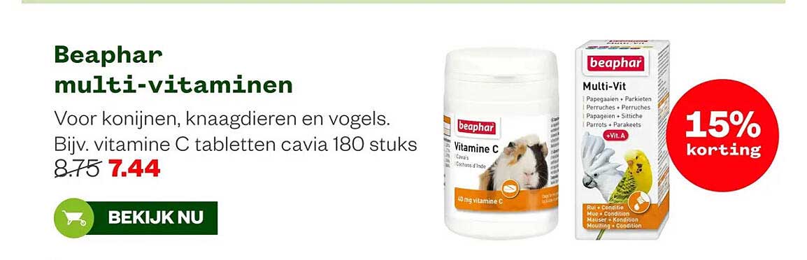 Beaphar multi-vitaminen