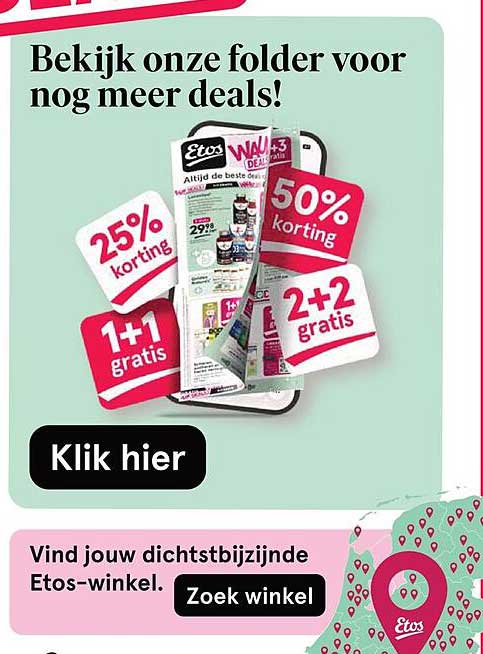 Bekijk onze folder voor nog meer deals!