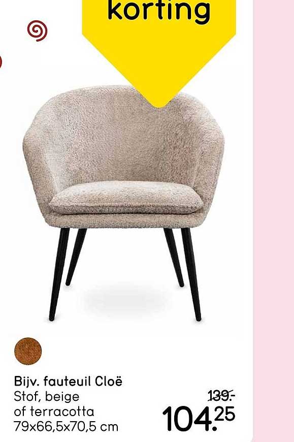 Bijv. fauteuil Cloë
