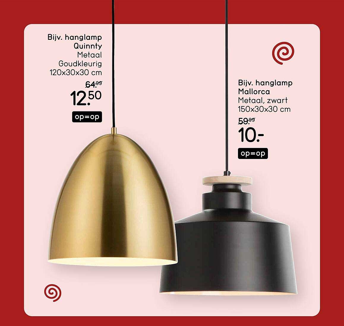 Bijv. hanglamp Quinny Metaal Goudkleurig 120x30x30 cm op=op