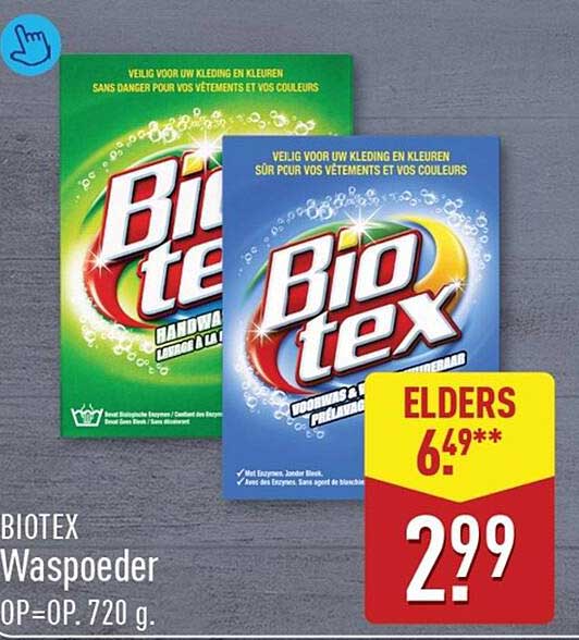 BIOTEX Waspoeder OP=OP. 720 g.
