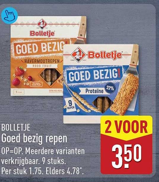 BOLLETJE Goed bezig repen