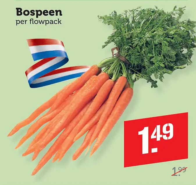 Bospeen per flowpack