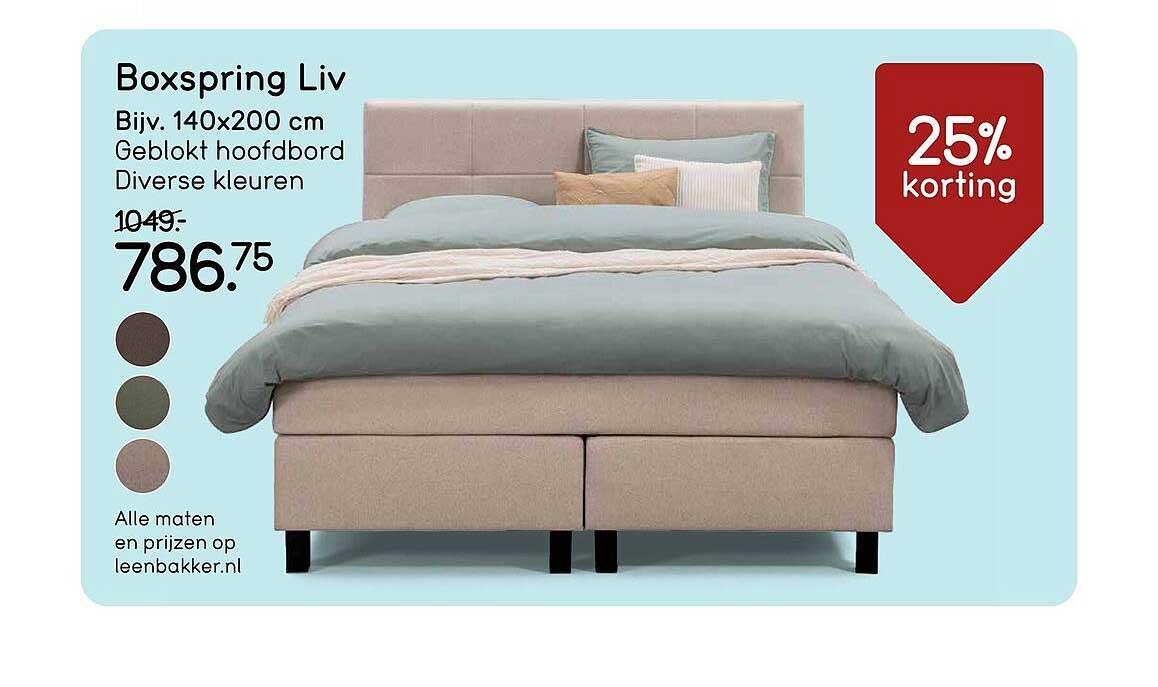 Boxspring Liv