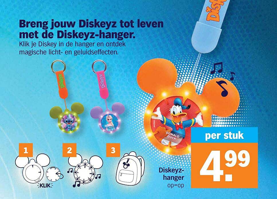Breng jouw Diskeyz tot leven met de Diskeyz-hanger