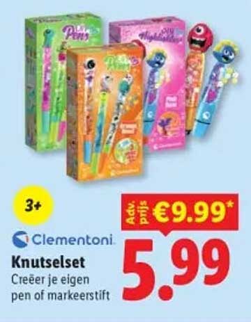 Clementoni Knutselset Creëer je eigen pen of markerstift