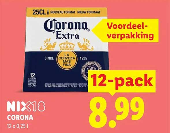 Corona Extra 12-pack Voordeel-verpakking