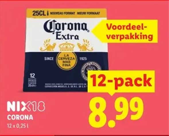 Corona Extra Voordeelverpakking 12-pack