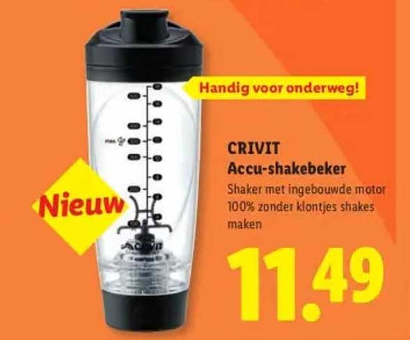 CRIVIT Accu-shakebeker