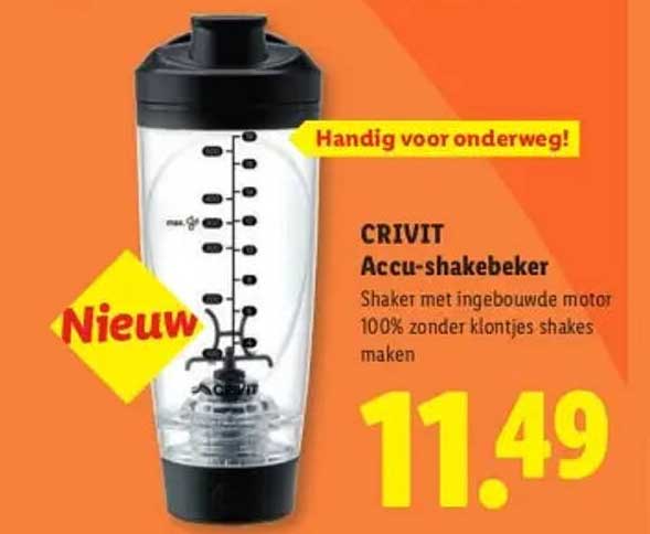 CRIVIT Accu-shakebeker