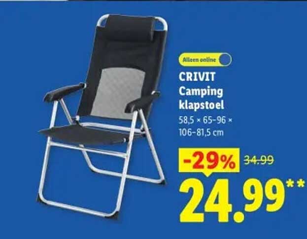 CRIVIT Camping klapstoel