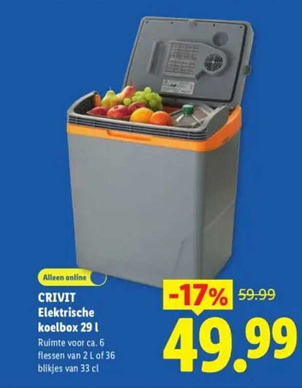 CRIVIT Elektrische koelbox 29 l