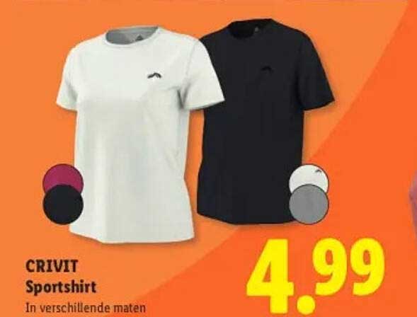 CRIVIT Sportshirt In verschillende maten