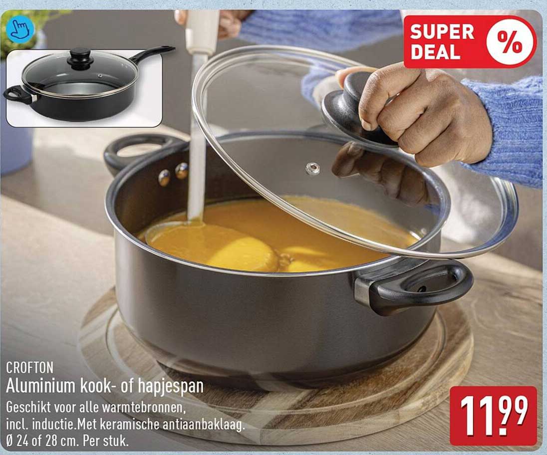 CROFTON Aluminium kook- of hapjespan