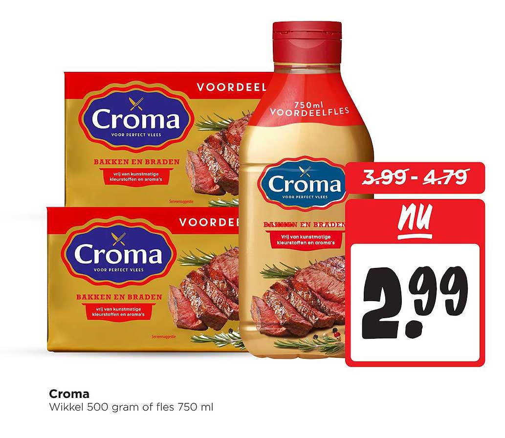Croma Wikkel 500 gram of fles 750 ml