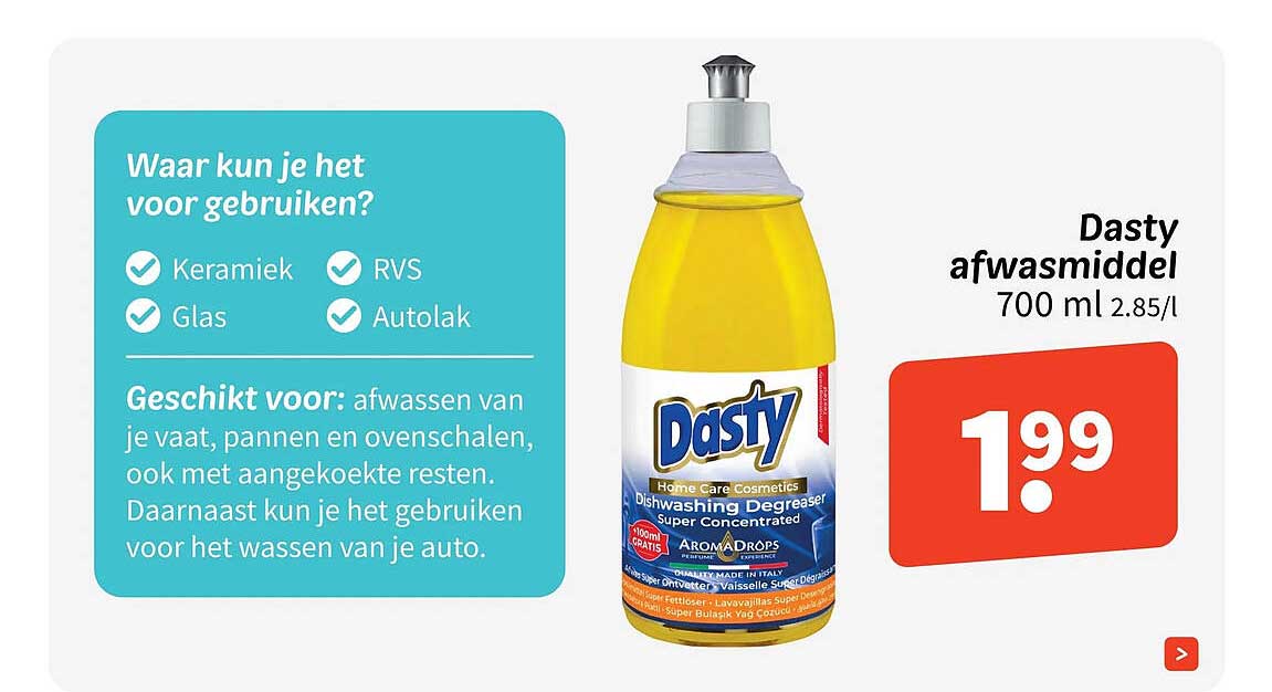 Dasty afwasmiddel