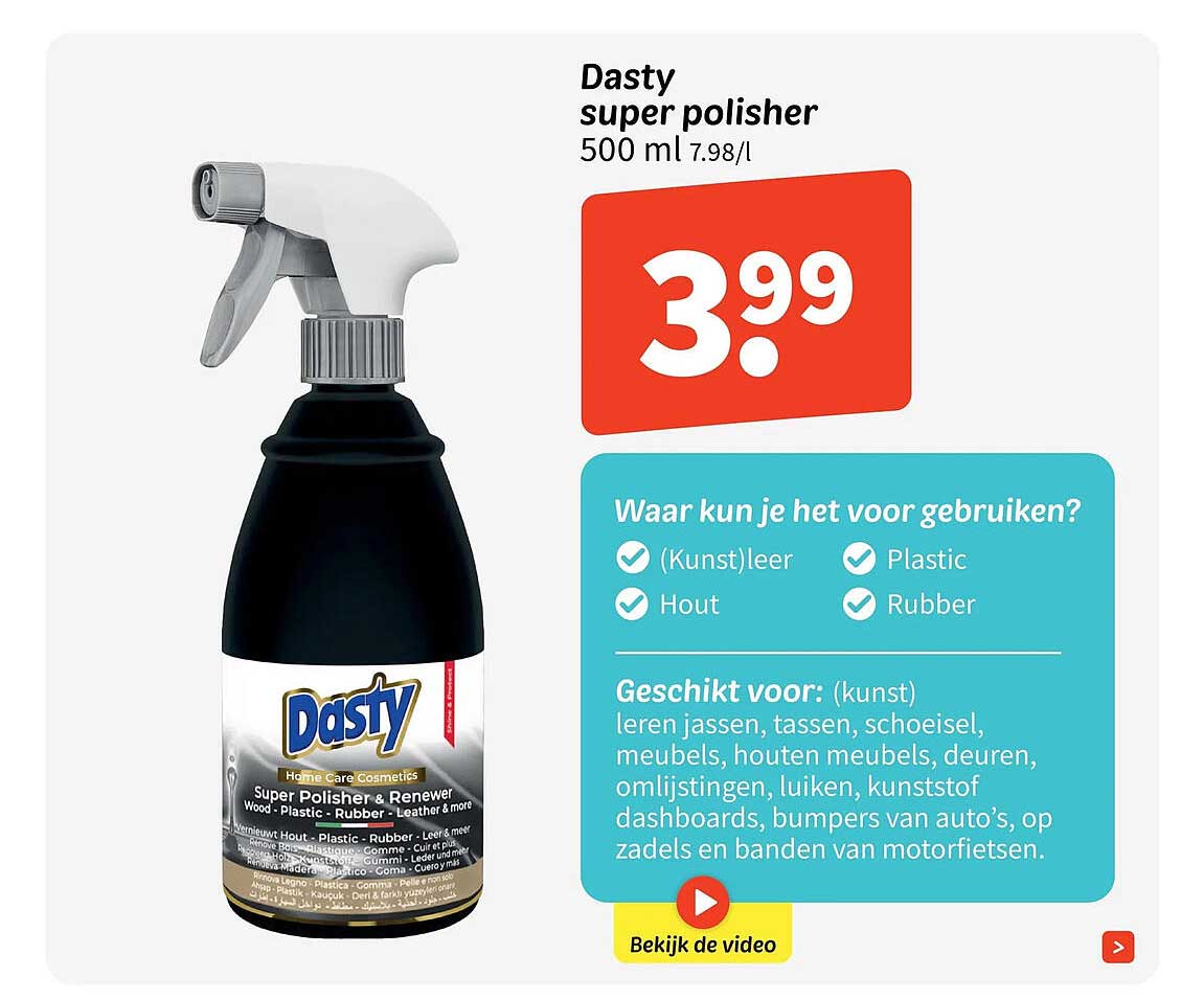 Dasty super polisher 500 ml