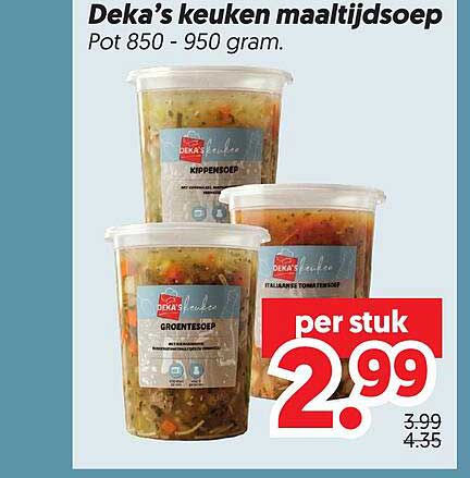 Deka’s keuken maaltijdsoep