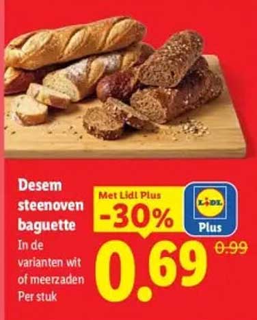 Desem steenoven baguette