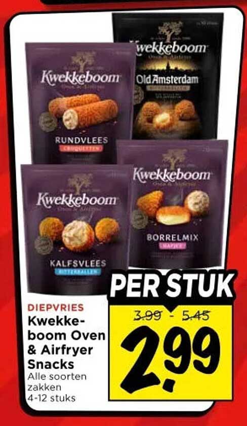 Diepvries Kwekkeboom Oven & Airfryer Snacks