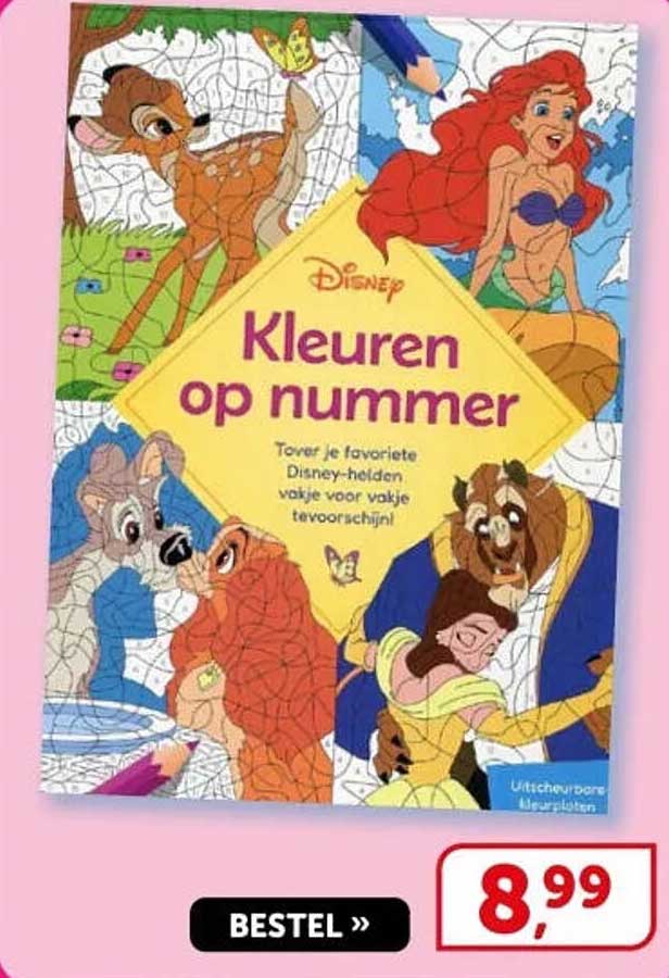 Disney Kleuren op nummer