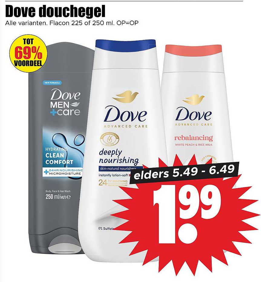 Dove douchegel