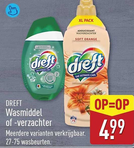 DREFT Wasmiddel of -verzachter