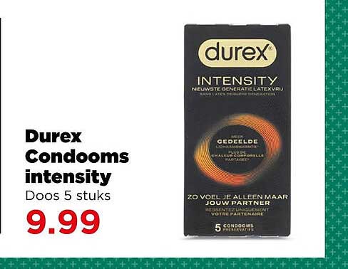 Durex Condooms intensity Doos 5 stuks