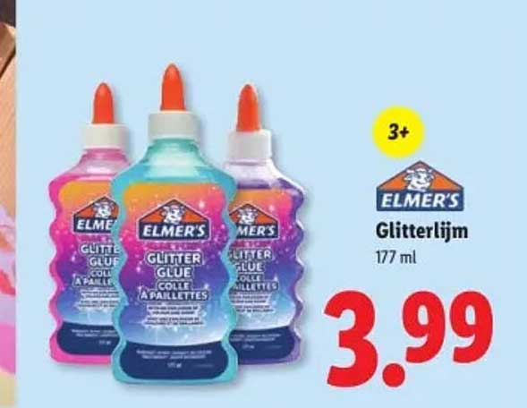 Elmer's Glitterlijm 177 ml 3+
