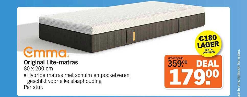 Emma Original Lite-matras 80 x 200 cm