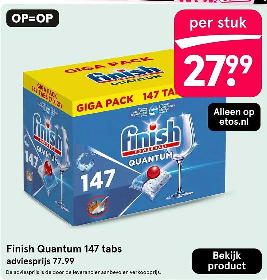 Finish Quantum 147 tabs