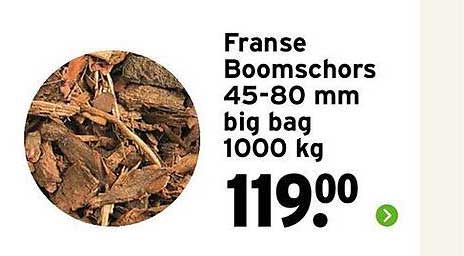 Franse Boomschors 45-80 mm big bag 1000 kg