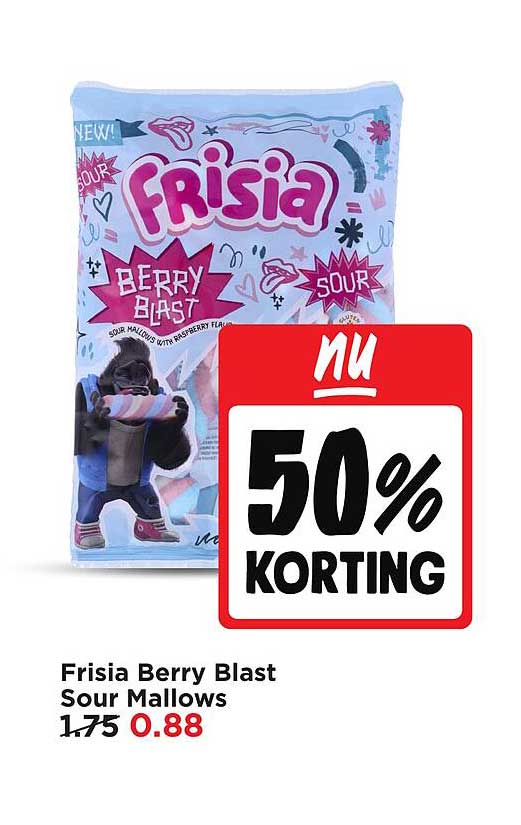 Frisia Berry Blast Sour Mallows 50% KORTING