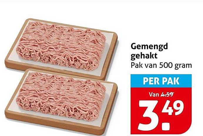 Gemengd gehakt Pak van 500 gram