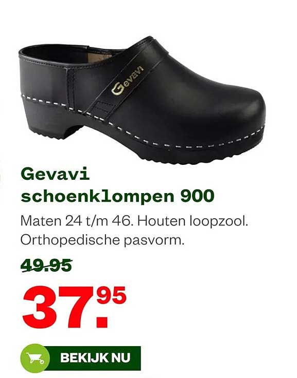 Gevavi schoenklompen 900