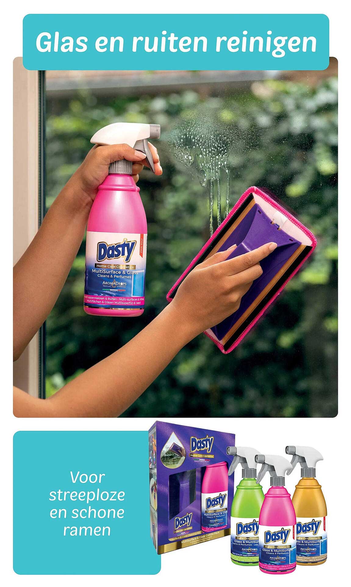 Glas en ruiten reinigen