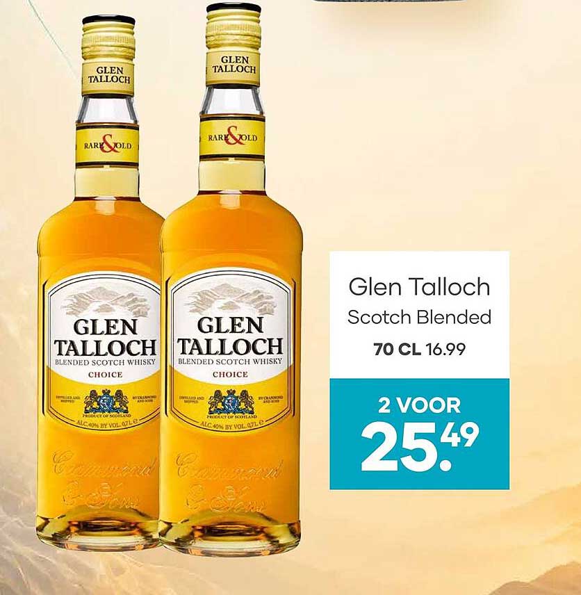 Glen Talloch Scotch Blended 70 CL