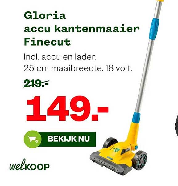 Gloria accu kantenmaaier Finecut