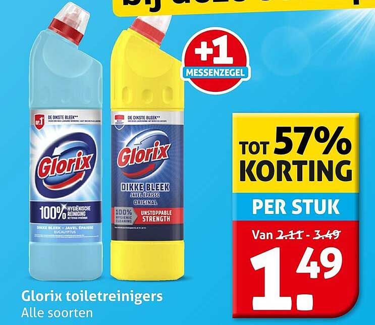Glorix toiletreinigers Alle soorten