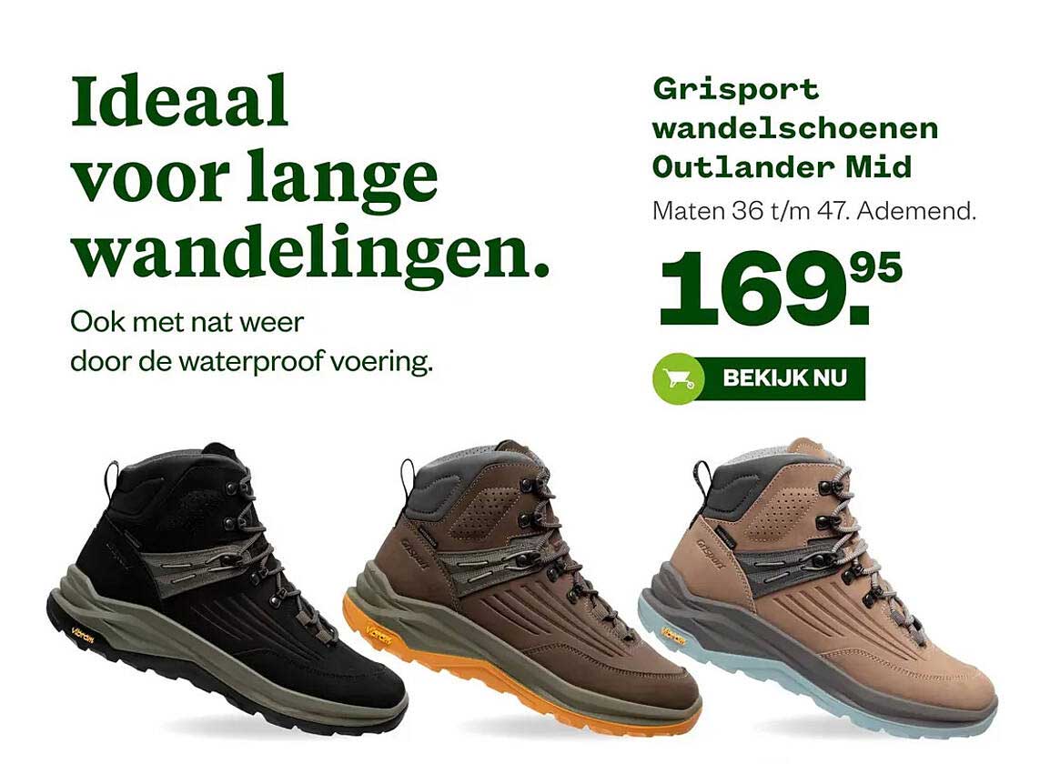 Grisport wandelschoenen Outlander Mid