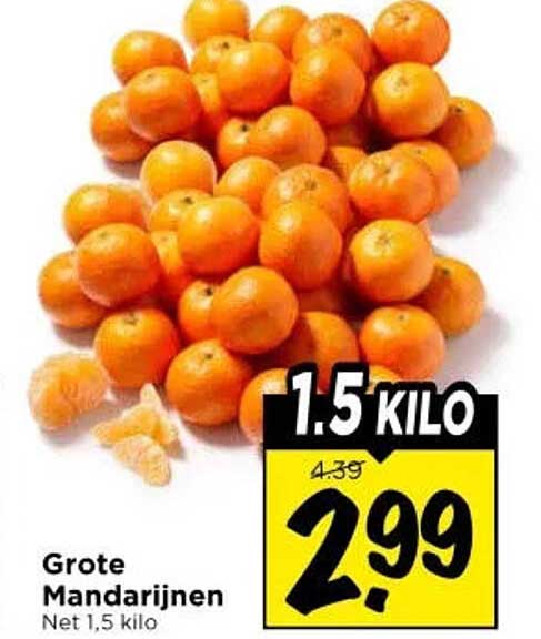 Grote Mandarijnen Net 1,5 kilo